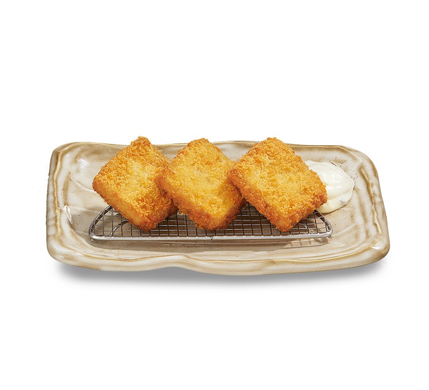 ปลากระพงชุบแป้งทอด (อาหารจานเดี่ยว)